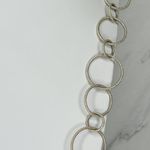 Joan Rivers Sparkly Silver Tone Long Chain Link Necklace ✨ Photo 10