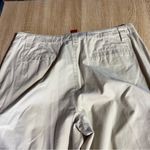 Sundance women’s beige wide leg baggy cargo pants 100% cotton size 12 EUC Tan Photo 5