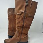 Etienne Aigner  Codona knee high riding boots size US 7 brown suede leather NEW Photo 6