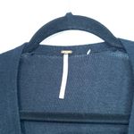 Free People Black Ginger Tie Front Cozy Sweater Dress Size Large Photo 4