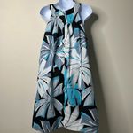 Ceces New York Black/Blue Floral Sleeveless Dress Women's 12 Photo 4