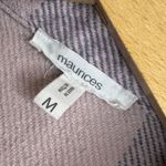 Maurice's Plaid Button Up Flannel Shirt POCKETS Jacket Pink Purple Size M Photo 2