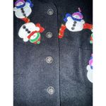 Karen Scott Karen‎ Scott Ugly Holiday Christmas Vest Large L Snowman Bells Photo 3
