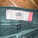 CAbi hunter green #3388 ankle skinny zipped pocket size 4 jeans Photo 2