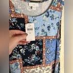 NWT J.Jill Floral Patchwork Maxi Dress with Pockets Blue Size XS Photo 2
