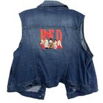 Taylor Swift Denim Vest Custom Embroidered Red Album Lane Bryant Blue 188 Size undefined Photo 0