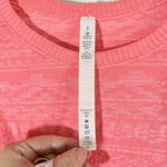 Lululemon Rest Less Pullover Heathered Electric Coral 8 Long Sleeves Top Photo 2