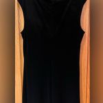 Karen Kane Instyle Women’s Black Velvet V-Neck Sleeveless Maxi Dress Size Medium Photo 4