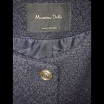 Massimo Dutti NWT  Wool Blend‎ Gold Button Blazer/Coat Small Photo 3