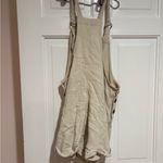 Hollister  Beige Linen Short Overalls Photo 5