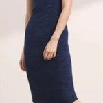 Aritzia Wilfred Free Bruni Midi Dress Heather Cornflower Blue Size XS Photo 0