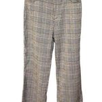 Uniq Houndstooth Black and Gray Size Medium M Wide Leg Pants Career Work NWT Photo 0