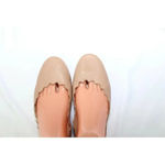 Chloé Chloe Lauren Gold Metallic Scalloped Made Italy Sz US 39.5 Sz 8.5Flats Shoes Photo 6