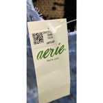 Aerie  Bralette Womens Size XL‎ Light Blue Lace V Neck Scalloped Hem Romantic Photo 3