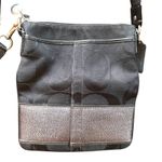 Coach  Signature Jacquard Swingpack Crossbody Bag Black Photo 3