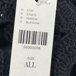 Maeve Anthropologie Black Crochet Sweater One Size Boho Coastal Cowgirl NWT Photo 6