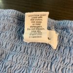 Japna  Jumpsuit Light Blue Smocked Bodice Flutter Sleeve Wide Leg Women's L READ Photo 3