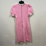 Gucci Authentic  Jersey Ruffled Dress Knee Short Sleeve Puff Interlocking XS Photo 12