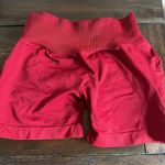 Amazon Red Gym Shorts  Booty Scrunch Workout Photo 0