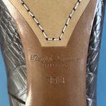 Ralph Lauren Purple Label Darlene Embossed Calfskin Brown Pumps Photo 7