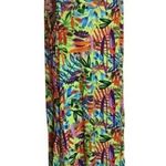 Kaktus Bright Tropical Flowers Maxi Dress Size L Photo 0