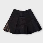 DKNY Black Pleated Flare Mini Skirt – Size 12 (Excellent Condition) Photo 2