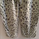 Anthropologie CLOTH & STONE Leopard Prints Pants Mint Tapered Size Large Photo 5