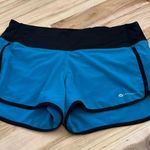 Fayettechill  Turquoise & Black Lined Athletic Shorts Photo 0