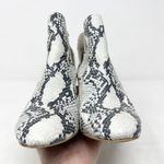 Steve Madden [] Rookie Bootie Snakeskin Cut-Out Side Split Shaft Ankle Boots 10 Photo 6