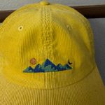 Patagonia Corduroy Hat Cap Strapback Yellow Womens Mountains Outdoors Cotton * Photo 2