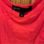 Gibson x Hi Sugarplum! Summerland Scooped Neck Pocket Tank Top Hot Orange Sz 2X Photo 5