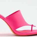ZARA COPY - SATIN HIGH-HEEL SANDALS Photo 4