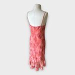 City Triangles Vintage 90s Y2K Ruffled Layered Slip Dress Pink Paisley 11 Flirty Photo 3