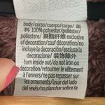 PINK - Victoria's Secret Victoria's Secret PINK Teddy Sherpa Mauve Fleece 1/2 Zip Pullover Sz Medium Photo 4