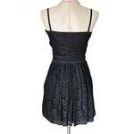 Spy Zone Exchange Lace Up Lace Mini Dress Black Photo 7