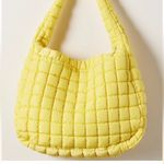 Free People  tote Quilted Carryall NEW sour citrus FP movement Photo 0