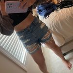 American Eagle  Denim Shorts Distressed High-Rise Photo 0