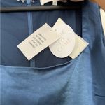 NWT More to come Elegant Blue Satin Dress Photo 3