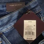 Ava & Viv Womens Cuffed Shorts Size 22W Denim Blue Stretch Button Fly Pockets Photo 6