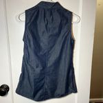 Toad & Co Chambray Wrap Blouse Tank V Photo 3