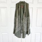 Johnny Was JWLA Petra Embroidered Olive Linen Duster Vest Photo 1
