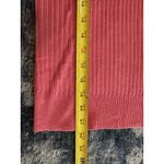 Cable & Gauge Sleeveless Ribbed Knit Sweater Coral Women's Large Rayon/Poly NEW Photo 5