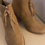 French Connection women chestnut brown suede heel boots US 8 Photo 6