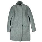J.Crew  Cocoon Coat in Italian Stadium Cloth Wool Blend Gray Size 2 Photo 4