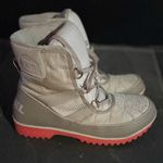 Sorel  Women's Tivoli II Winter Boots - White Gray Waterproof Size 10 EUC Photo 1