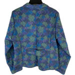 Christopher & Banks Quilted Floral Frenzy Full Zip Jacket  Size XL Boho Garden Photo 7