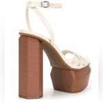 Sergio Rossi Gianni Bini, the Parrish Patent Strappy Platform Sandals Photo 1