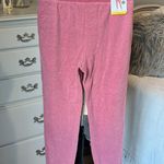 Reverse Fleece Sweatpants Ultra Soft Pink Joggers Cozy Womens Medium Activewear Photo 4