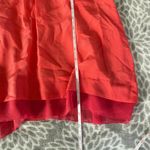 Greylin Silk Racerback Blouse Medium Coral Pleated Layered Lightweight Resortwear Chic Photo 5