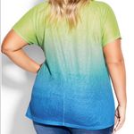 22/24 Ombre Necklace Top NWT Women’s Plus Blouse Shirt Size 3X Photo 1